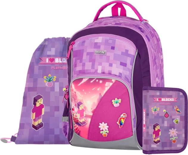 Schulset Oxy Go Playworld Girl 3-teilig