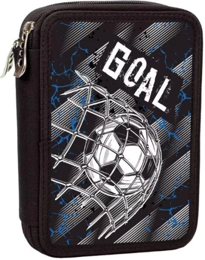 Ausgestattetes zweistöckiges Federmäppchen Back me up goal - 1 Stück