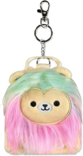 Squishmallows Plüsch-Mini-Rucksack und Schlüsselanhänger Löwe Leonaro - 1 Stück