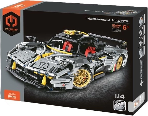 IM.Master Modell eines Rennwagens 1:14 silbern - 1 Stück