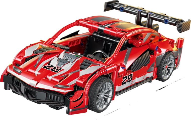 Bausatz rotes Auto 23,6 cm
