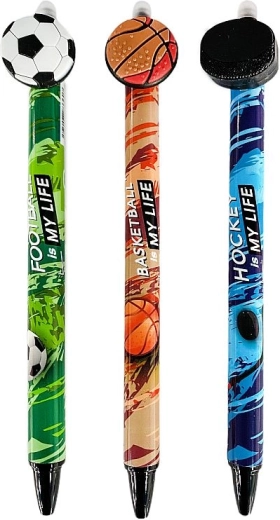 Radierbares Gel-Stift Concorde Sport, blaue Mine 0,5 mm