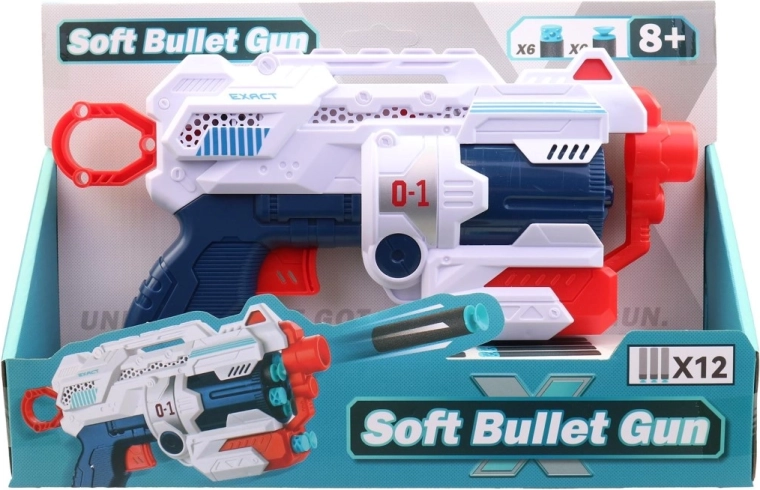 Plastikpistole mit Pfeilen für Kinder 28,5 cm