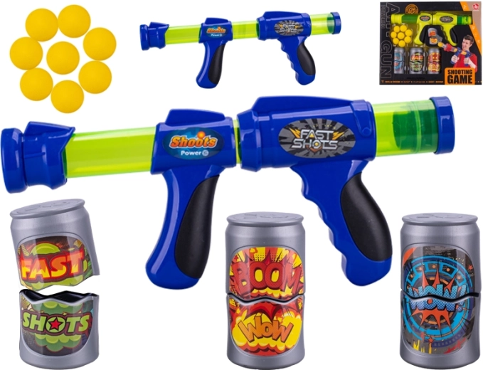 Schaumpistole zum Spannen 42 cm mit Zielen und Munition