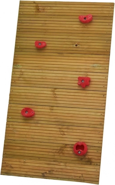 Kletterwand 120 cm für Kinderspielanlagen mit Plattform