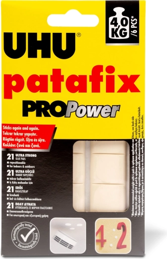 Patafix PROPower weißer Klebekitt, 21 Stück