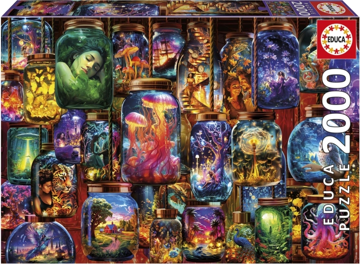 Educa Puzzle Träume im Glas 2000 Teile