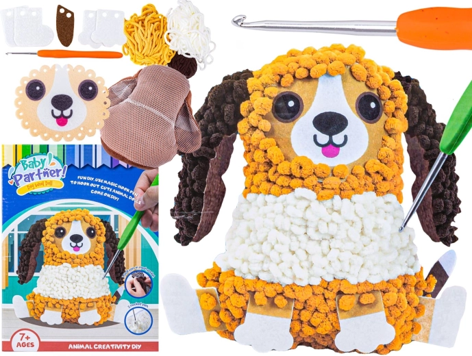 Kreativset zum Basteln eines Plüschhündchens DIY – 1 Stück