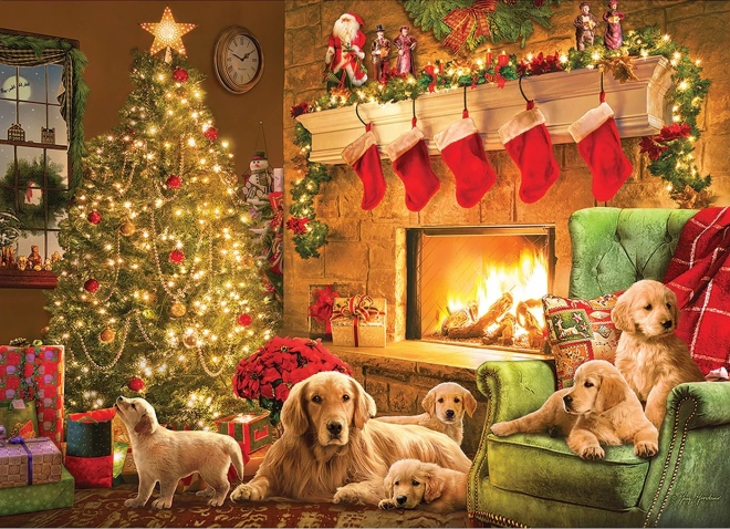 Cobble Hill Puzzle Gemütlicher Kamin 1000 Teile