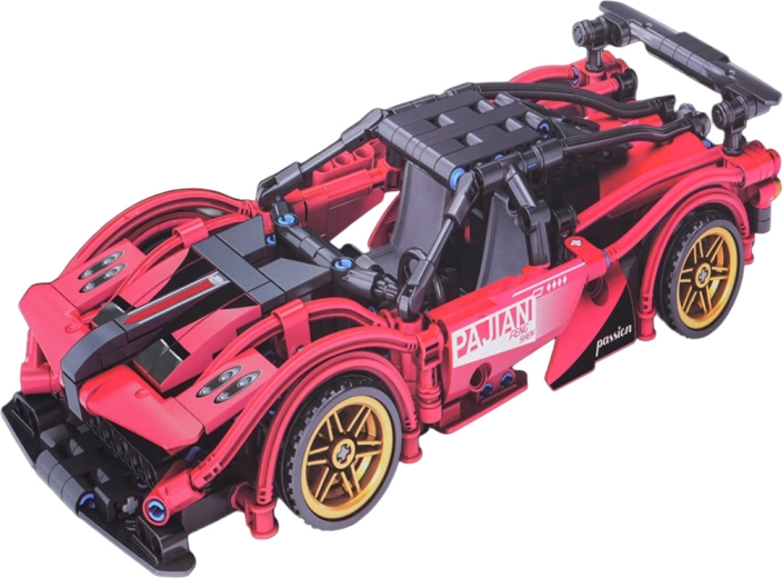 Baukasten Rotes Sportauto 488 Teile