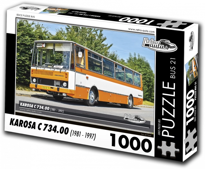 Puzzle Retro-Autos Karosa C 734 (1981–1997) – 1000 Teile