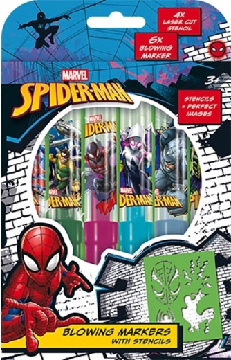 Pustefilzstifte Spiderman - 1 Stück