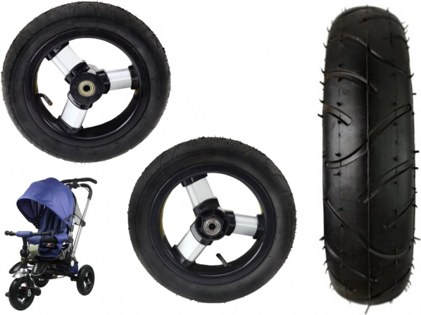 Plastik-Rad mit Gummireifen PRO 700 hinten