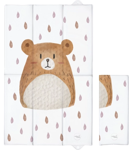 Ceba Baby Reise-Wickelunterlage Basic Bear Buddy 80 × 50 cm