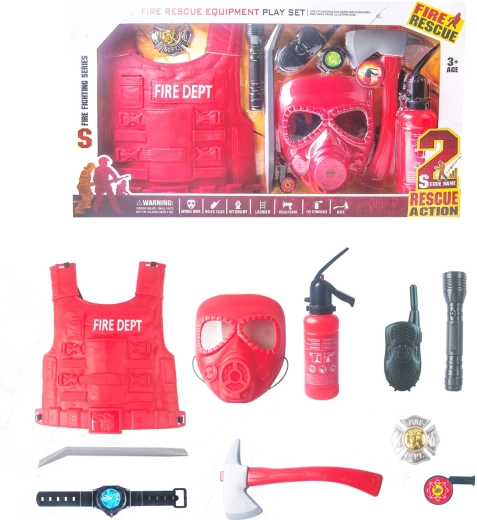 Feuerwehr Mega-Set 10 Stück für Kinder