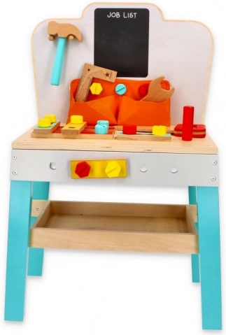 Kinder Holzarbeitstisch mit Tafel