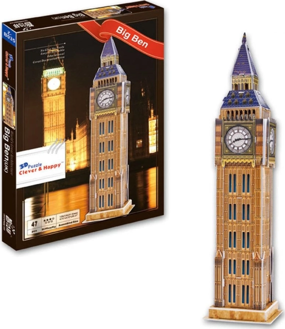 3D Puzzle Big Ben London von Clever&Happy 47 Teile