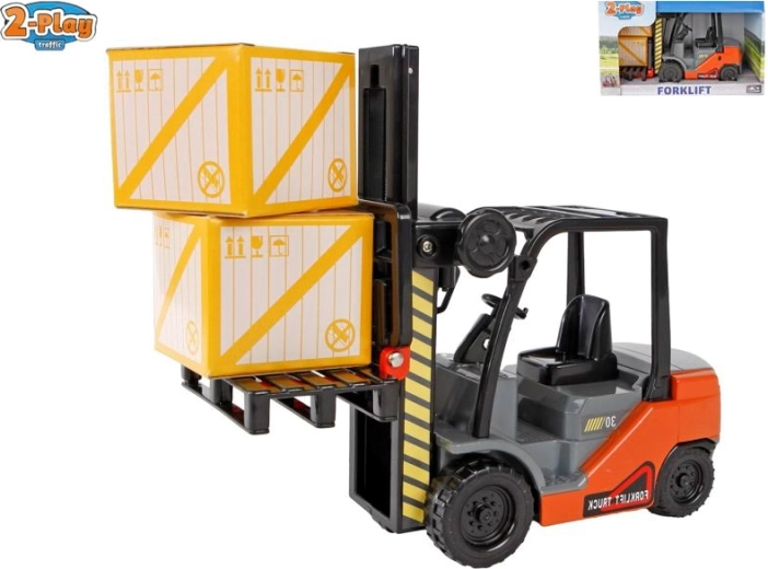 2-Play Traffic Gabelstapler mit Schwungrad 20 cm