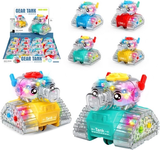 Transparenter Panzer mit Licht