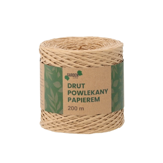 Papierummantelter Draht 200 m