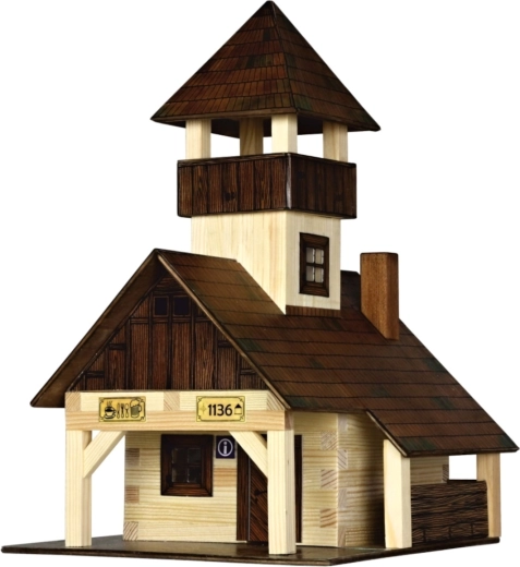 Walachia Holz-Klebe-Bausatz Berghütte