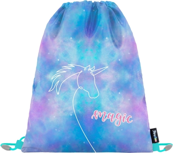 Beutel für Turnschuhe Unicorn – leichter Schulbeutel für Hausschuhe
