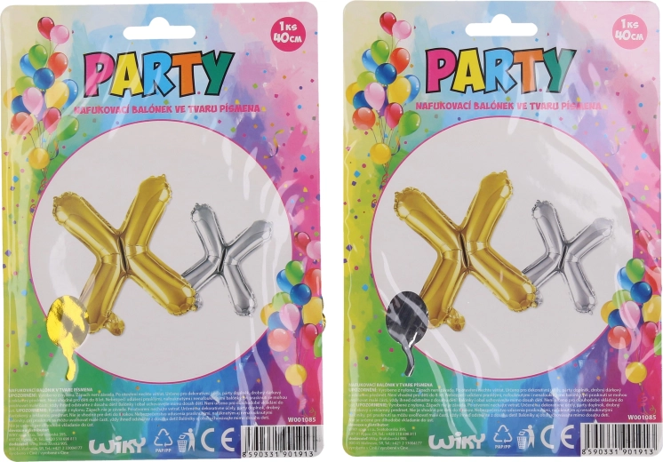 Aufblasbarer Ballon Buchstabe X