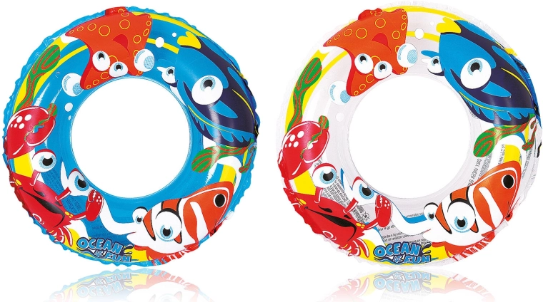 Aufblasbarer Schwimmring 50 cm OCEAN FUN für Kinder