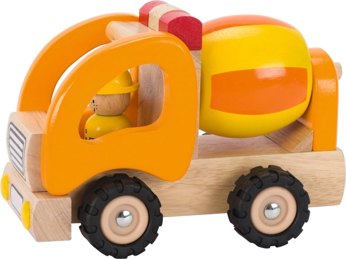 Holz-Betonmischer mit Gummireifen – 1 Stück