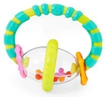 BRIGHT STARTS Rassel und Beißring für Babys (3M+)