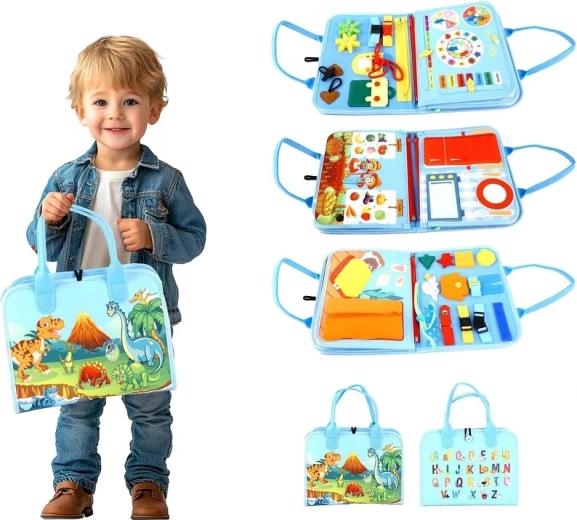 2Kids Toys sensorisches Busy-Buch Dinosaurier