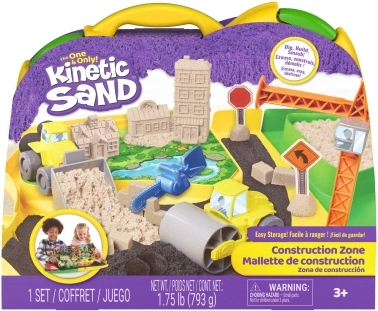 Kinetic Sand Kinetic-Sand Baustelle mit Zubehör 793 g