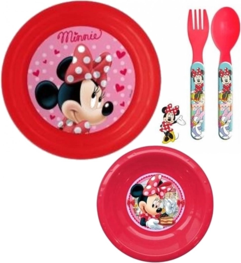 Plastik-Essgeschirr-Set Minnie (3-teilig) Eli