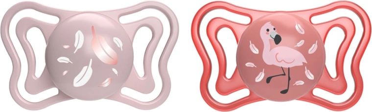 Chicco Physio Light Silikon-Schnuller, rosa, 6–16 Monate, 2 Stück