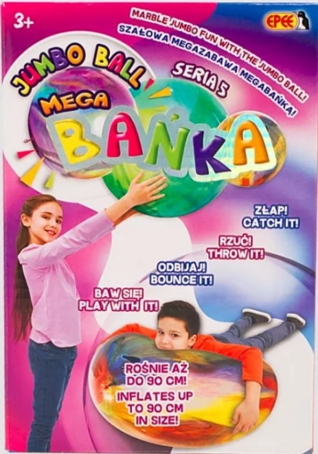 Mega Blase Buntes Wahnsinn Blau Grün