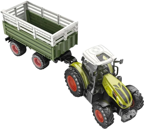 BUDDY TOYS RC-Traktor mit Frontlader und Kippanhänger