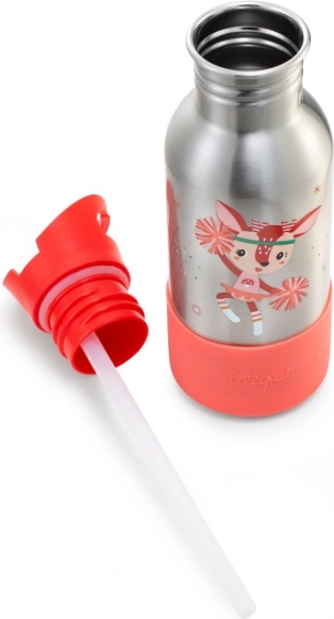 Lilliputiens - Edelstahl-Trinkflasche mit Hirsch Stella-Motiv - 600 ml