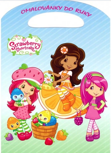 Akim Hand-Malbuch A4 Erdbeerchen Strawberry Shortcake - 1 Stück