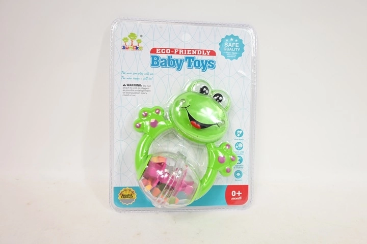 Kinder-Rassel „Frosch“ im Blister