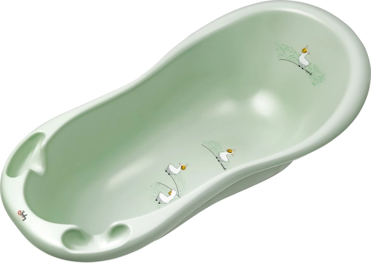 Maltex Babybadewanne Lama Minimal 100 cm, salbeigrün