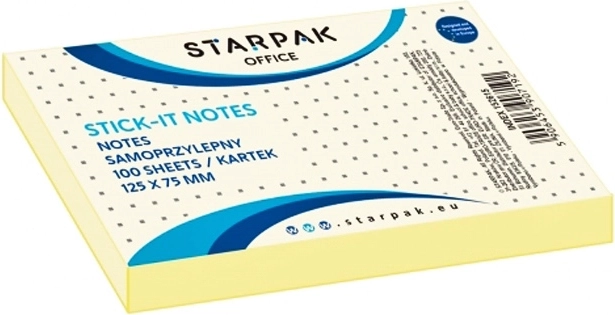 Klebezettel Stick-it groß gelb 12,5 cm, 100 Blatt - 1 Stück