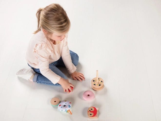 Lilliputiens - Fuchs Alice Stapelpyramide