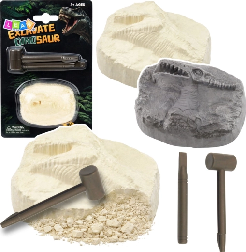 Archäologie-Set – Dinosaurier-Ausgrabung im Stein mit Werkzeugen