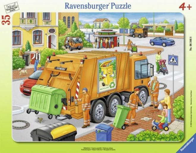 Ravensburger Puzzle Müllabfuhr 35 Teile