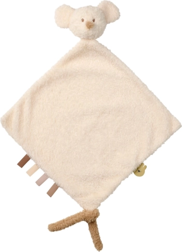 NATTOU Schmusetuch maxi Teddy Maus 28 × 28 cm