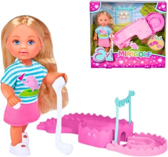 Puppe Evi Minigolf-Set