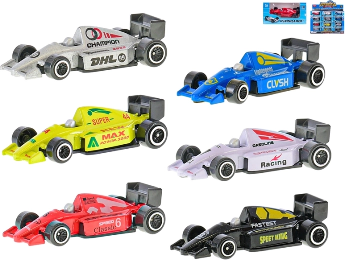 Metall-Formel 1:64 mit Freilauf, 7,5 cm