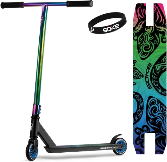 Freestyle-Scooter Soke EVO Street Black Rainbow