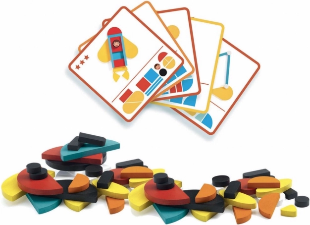 Magnetisches Puzzle Verkehrsmittel für Kinder