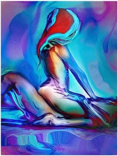 Diamantmalerei Liebespaar 30 × 40 cm